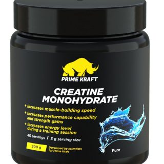 Creatine Monohydrate натуральный 200г от Prime Kraft
