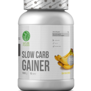 Slow Carb Gainer  (Банка 1000g) от Nature Foods